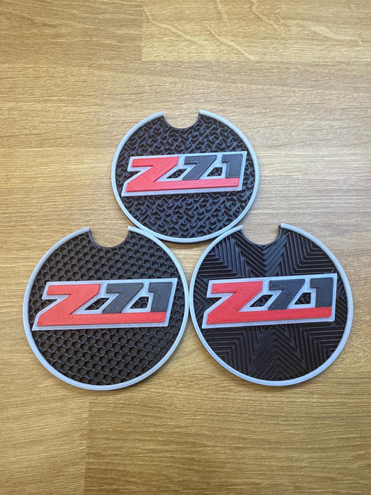 Glow in the Dark Coasters for Chevy Z71: Silverado, Tahoe, Suburban