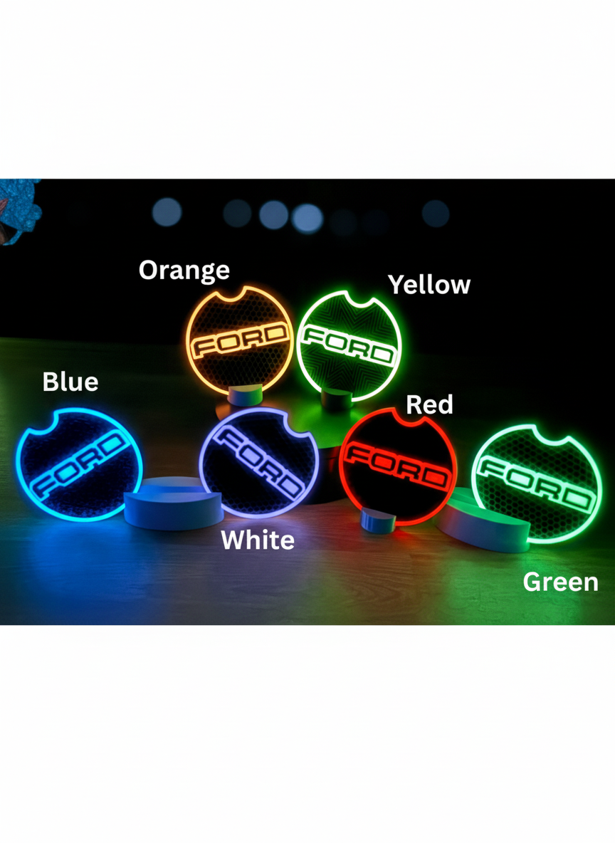 Custom Coaster Inserts - Designed to fit 2015-2025 Ford Vehicles