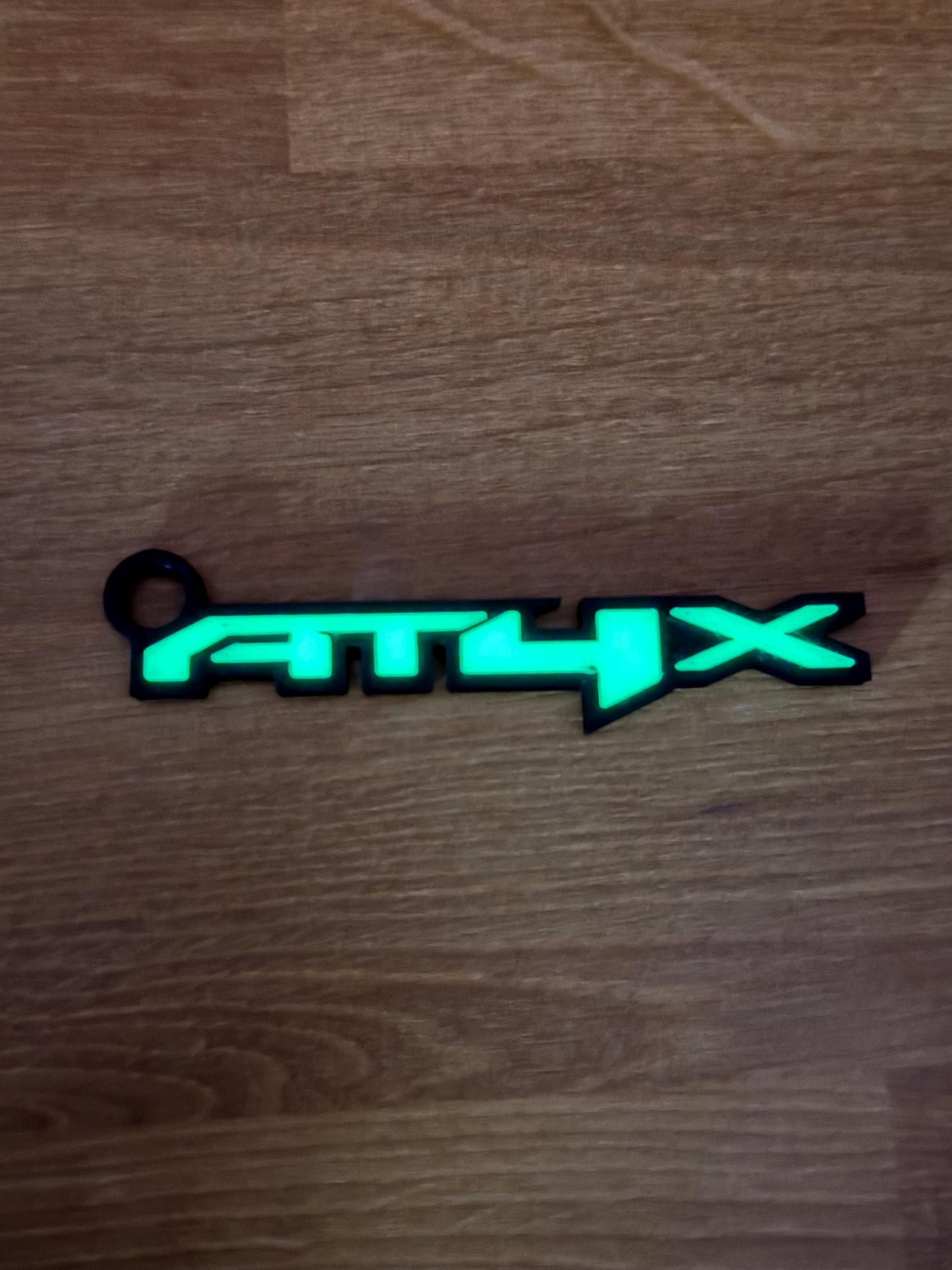 GMC AT4X Logo Keychain (Set of 2) - Glow in the Dark Car Accessories