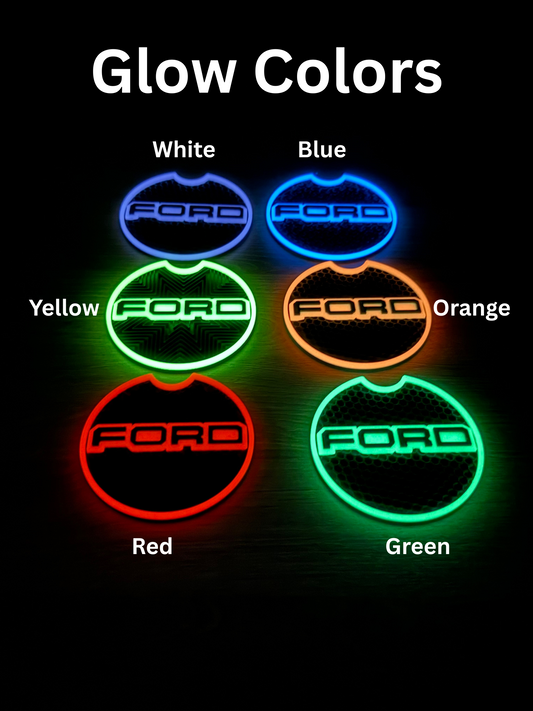 Custom Coaster Inserts - Designed to fit 2015-2025 Ford Vehicles