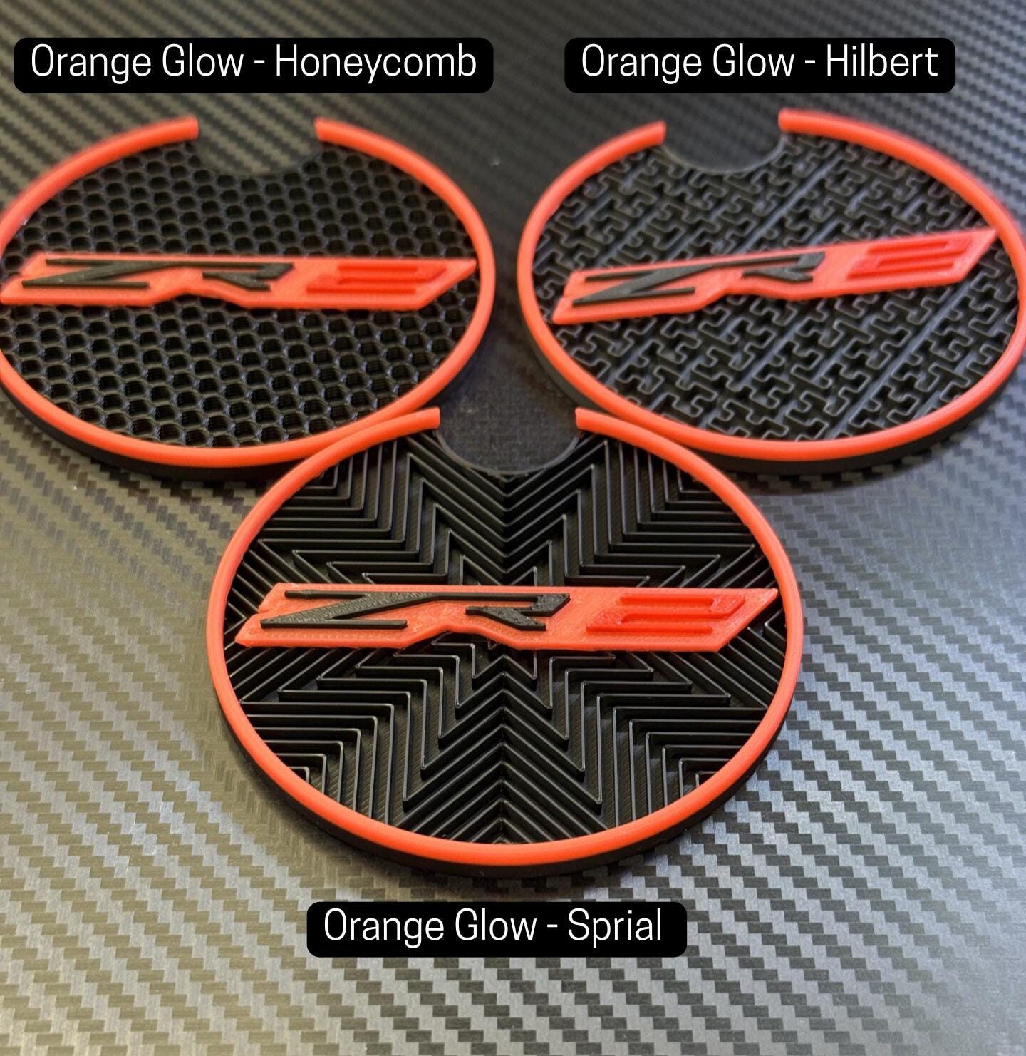 ZR2 Truck Coasters (Set of 2): Glow-in-the-Dark Chevy Silverado/Colorado Accessories