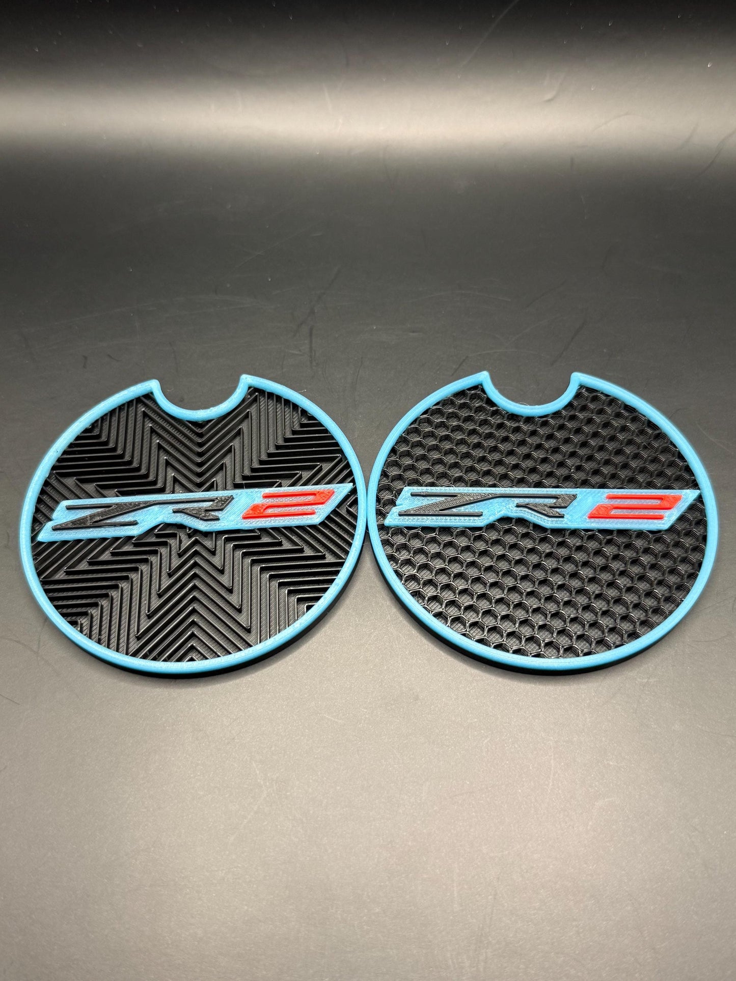 ZR2 Truck Coasters (Set of 2): Glow-in-the-Dark Chevy Silverado/Colorado Accessories