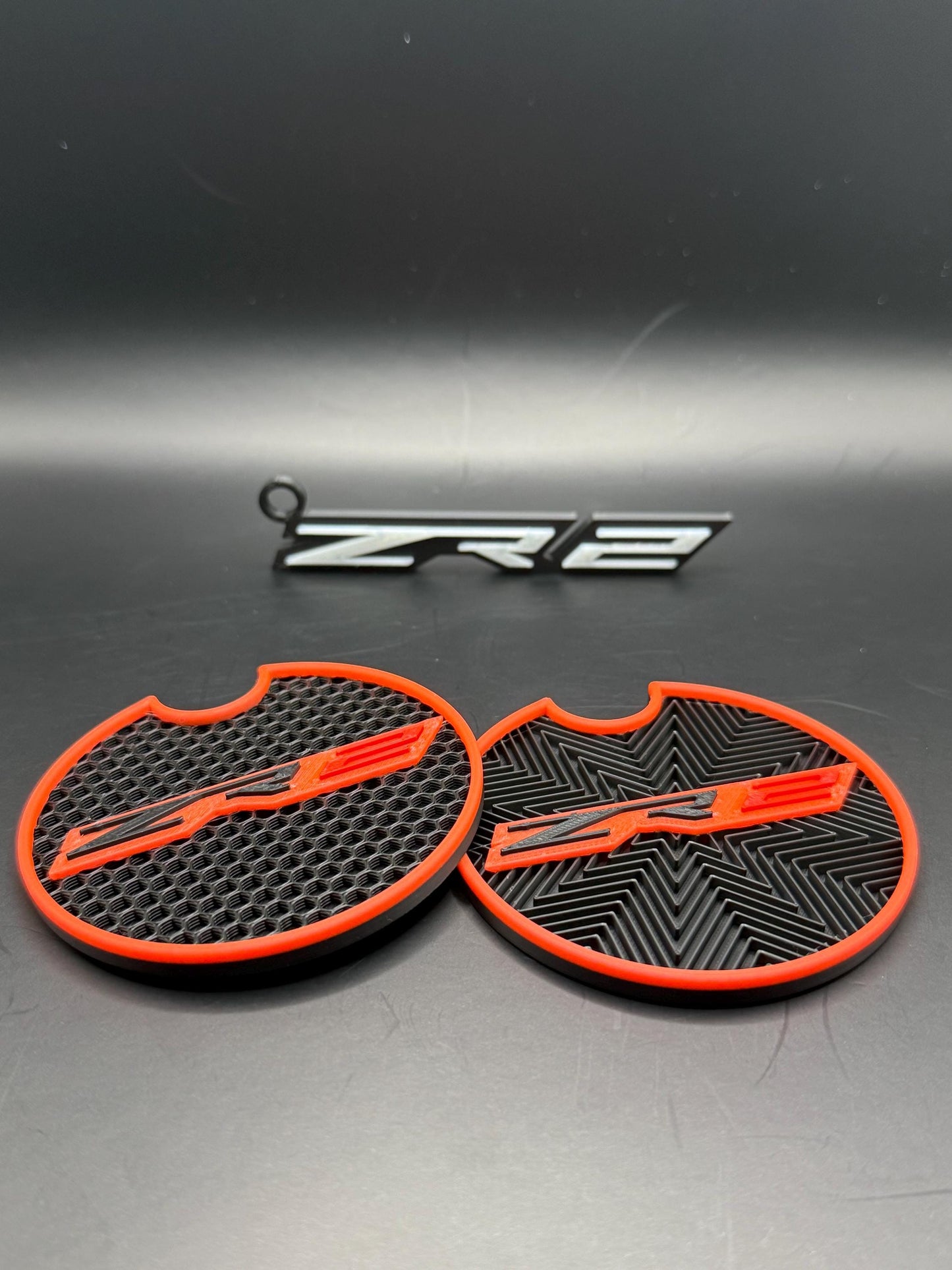 ZR2 Truck Coasters (Set of 2): Glow-in-the-Dark Chevy Silverado/Colorado Accessories