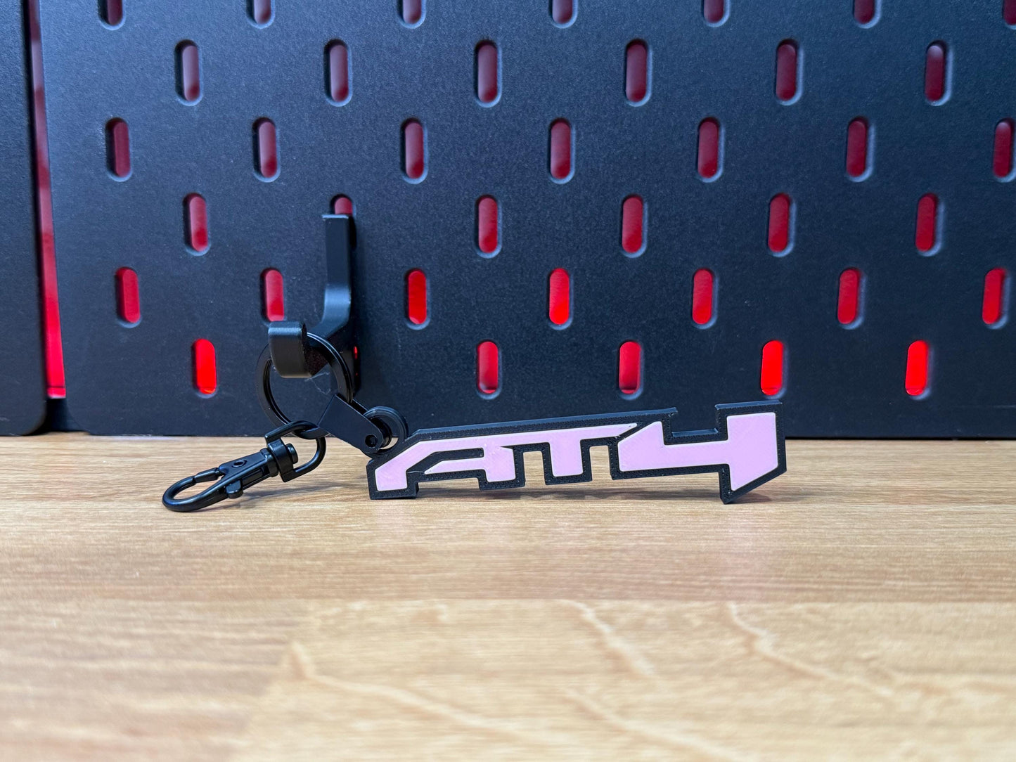 GMC AT4 Logo Keychain (Set of 2) - Glow in the Dark Truck Key Chain