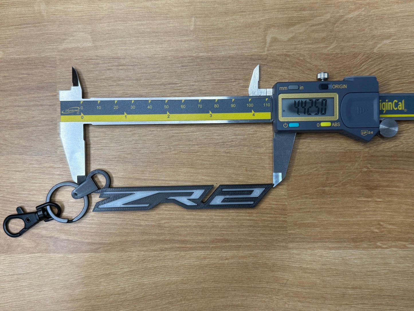 Chevrolet ZR2 Logo Keychain (Set of 2) - Glow in the Dark Car Accessories