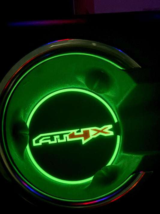 Glow-in-the-Dark Car Coasters for GMC AT4X – Spill-Collecting Design to Protect Your Vehicle. American Made!