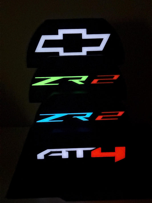 Glow-in-the-Dark 2" Trailer Hitch Plug: Fits Chevy, GMC Trucks & SUVs