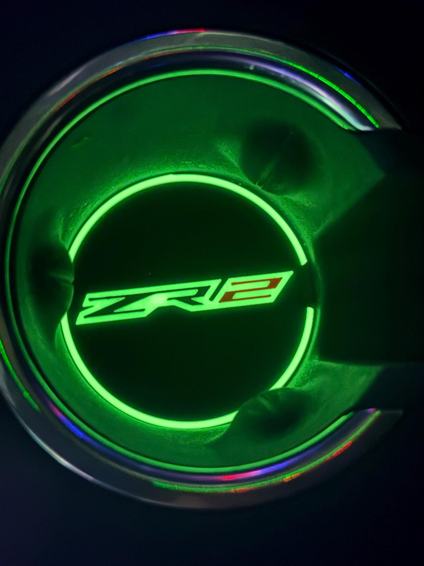 ZR2 Truck Coasters (Set of 2): Glow-in-the-Dark Chevy Silverado/Colorado Accessories