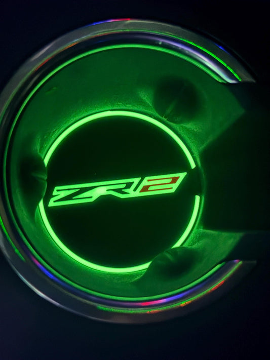 ZR2 Truck Coasters (Set of 2): Glow-in-the-Dark Chevy Silverado/Colorado Accessories